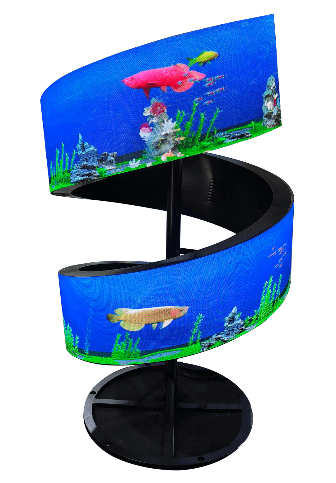 curved led display