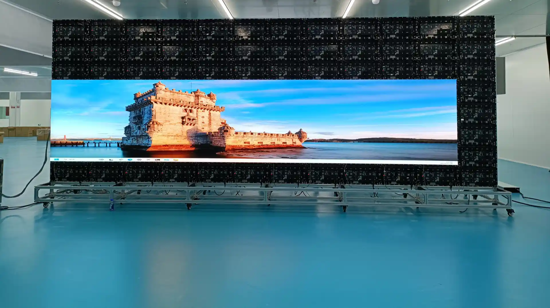 Seamless COB LED Cabinet Splicing for Large Displays